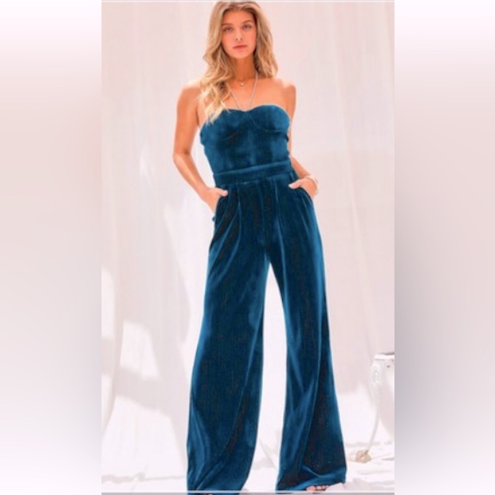 Velvet jumpsuit